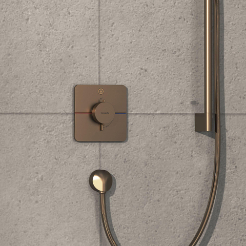 Hansgrohe Showerselect comfort q Thermostaat - inbouw - 1 functie - geborsteld brons SW918058