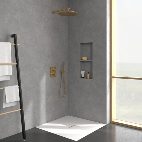 Villeroy & Boch Universal Showers regendouche - 35cm rond - Brushed Nickel (rvs) SW974346
