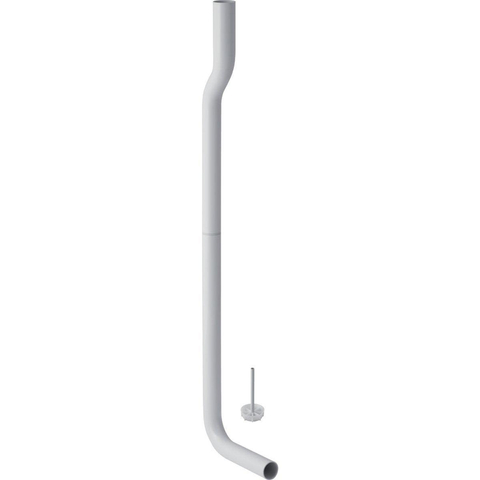 Geberit spoelbocht - voor halfhoge opstelling - L - 103x22cm - D - 50x45mm - wit 0711780