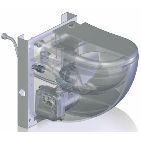 Sanibroyeur Sanicompact Comfort WC suspendu broyeur – chasse 1,8/3 litres – avec abattant – blanc 0620213