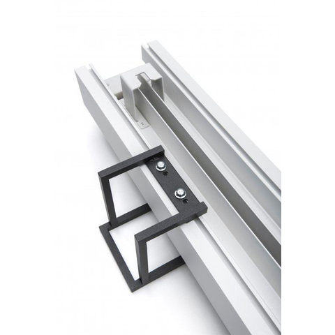 Vasco Beams Mono designradiator aluminium verticaal 1800x150mm 671W - aansluiting 0066 wit structuur (S600) SW237021