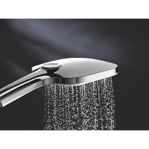 Grohe QuickFix Vitalio Handdouche - 13cm - vierkant - 3 straalsoorten - chroom SW705164