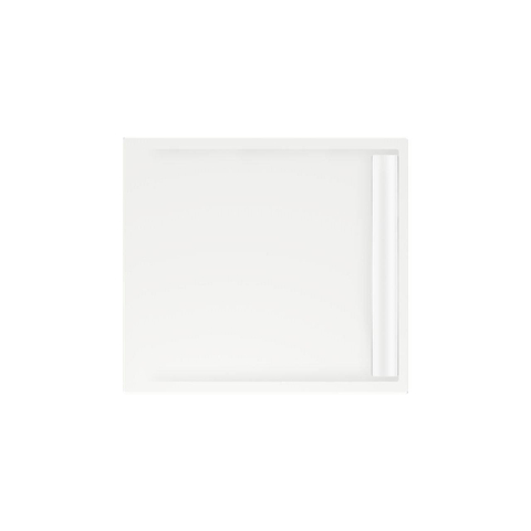 Xenz Easy Tray receveur de douche - 100x90x5cm - acrylique - sans cache-canal - blanc SW379215