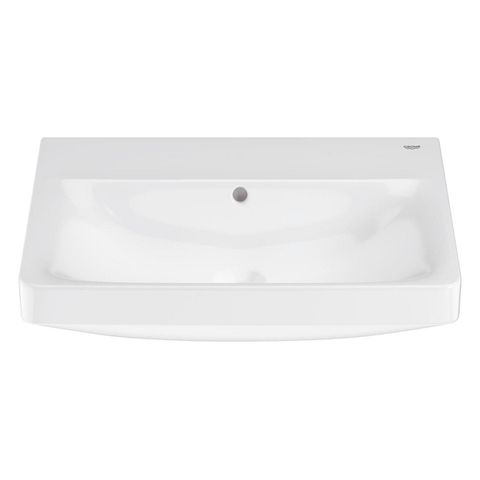 Grohe Euro Ceramic Wastafel - vrijhangend - 60x 47cm - zonder kraangat - met overloop - exclusief wandbevestiging - alpine wit SW1234863