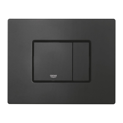 Grohe Even Bedieningsplaat - dualflush - 2 knops - matte black (mat zwart) SW656727