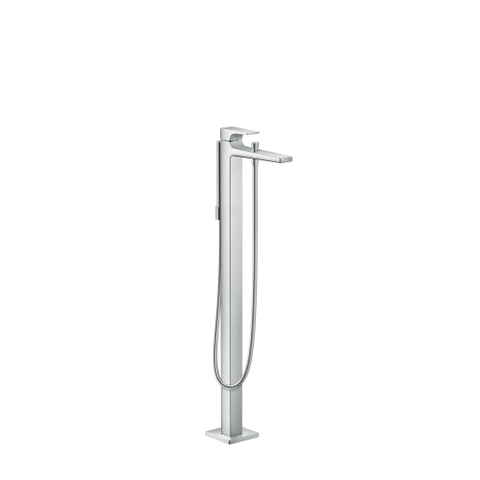 Hansgrohe Metropol Eengreeps badmengkraan vloergemonteerd - met rechte greep - hoogglans chroom SW99774