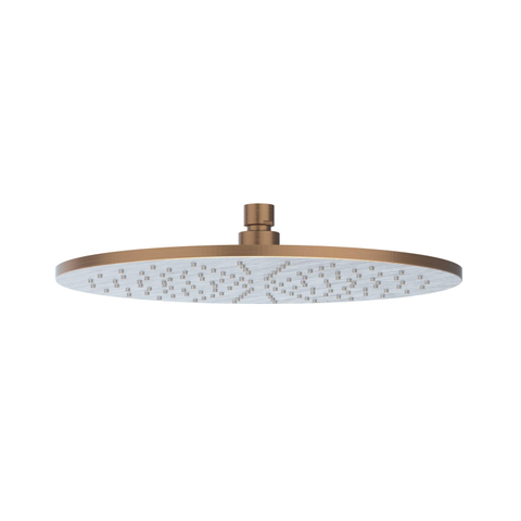 IVY Tribe Ensemble de douche pluie - encastré - symmetry - inverseur-arrêt 2 voies - bras mural 40 cm - tête de douche principale medium 30 cm - support avec sortie - flexible de douche 150 cm - douchette à main bâton - RVS316 - cuivre brossé mat PVD SW1032240