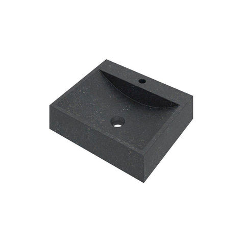Basic-Line waskom - 50x42x12cm - kranenbank Natuursteen Hardsteen OUTLETSTORE STORE40467
