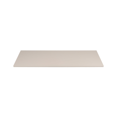 Saniclass Torino Wastafelblad - 140.5x46x2.5cm - solid surface - off-white SW1471865