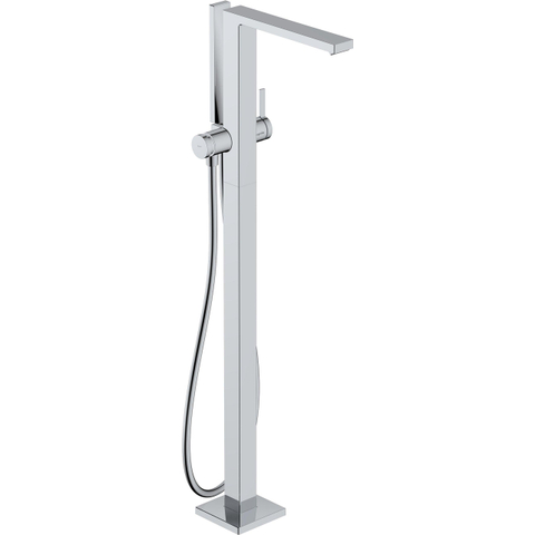 Hansgrohe Tecturis E Eengreeps badmengkraan vloermontage - vrijstaand - hoogglans chroom SW918604