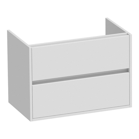 BRAUER Adore Meuble avec armoire miroir 80cm Blanc brillant SW8824