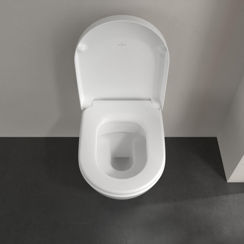 Villeroy & Boch Venticello cuvette - L37,5xP56cm - économiseur d'eau Chasse profonde anti-salissures Céramique Blanc SW119791