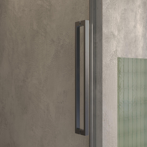BRAUER Cosmic Nisdeur - 70x200 - draaiend - helder - glas omkeerbaar incl. glascoating - geborsteld RVS PVD SW1580950