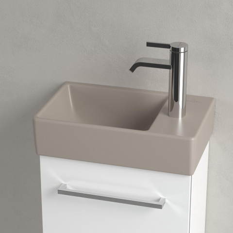Villeroy & Boch Avento fontein - 36x22cm L - 1 kraangat - zonder overloop CeramicPlus - almond (beige) SW1148706