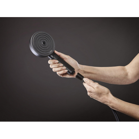 Hansgrohe Pulsify select s - handdouche 10.5cm - 3jet relaxation - ecosmart - mat zwart SW651063