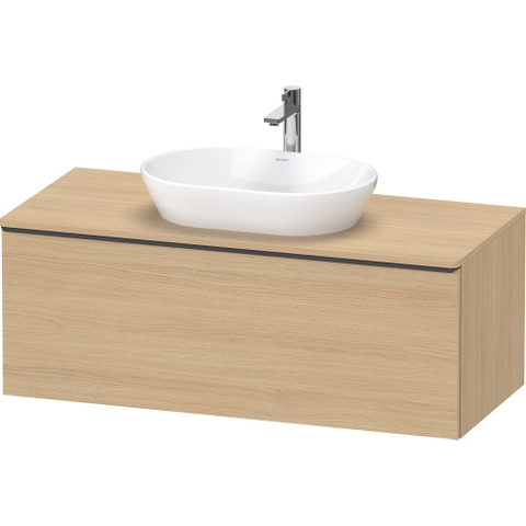 Duravit D-neo Wastafelonderbouwkast - met 1 lade - inclusief consoleplaat - voor 1 wastafel midden - 120x55x45.9cm natu - mat natuur eiken (hout) SW641260