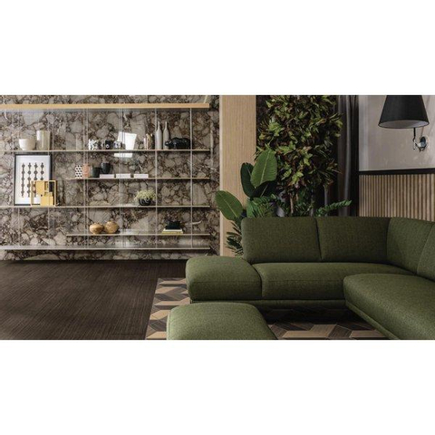 ÉCHANTILLON Ceralto Alabro Vein carreau de sol et de mur 60X120cm rectifié Riverbed Brillant SW912349