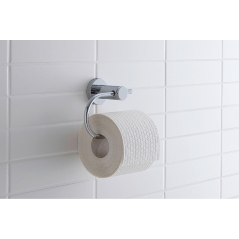 Duravit D-code Closetrolhouder - zonder klep - hoogglans chroom GA49435