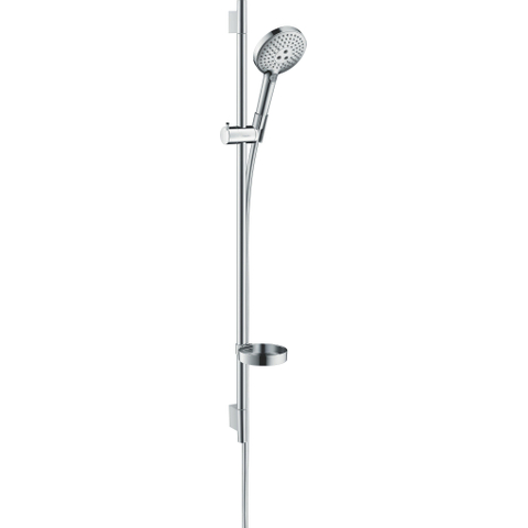 Hansgrohe Raindance Select S Doucheset - 120 - 3jet - met Unica - glijstang 90 cm en zeepschaal - hoogglans chroom GA96536