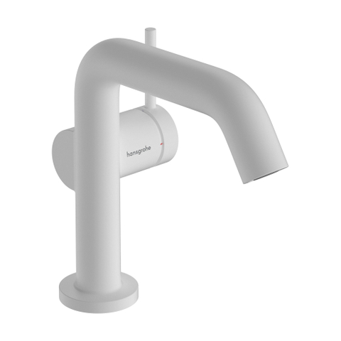Hansgrohe Tecturis S - wastafelkraan - 1-gats - bm 110 fine coolstart m. push open m. vaste uitloopvoorsprong 13cm - mat wit SW1126297