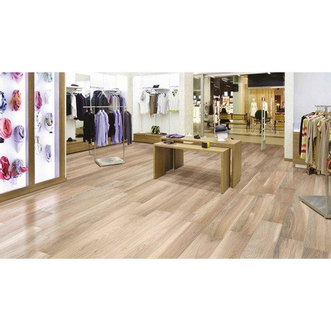 ÉCHANTILLON Ceralto Nordico Large Carrelage sol et mur 30x120cm 10mm rectifié R10 grès cérame Miele SW914456