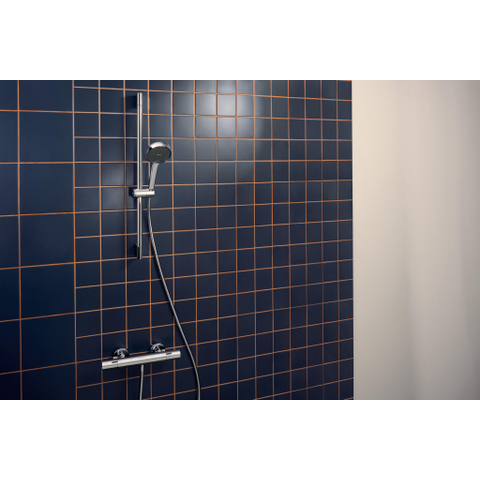 Hansgrohe Ecostat fine Douchekraan - thermostatisch - zonder omstel HOH=15cm - thermostaat - hoogglans chroom (wit) SW1152220