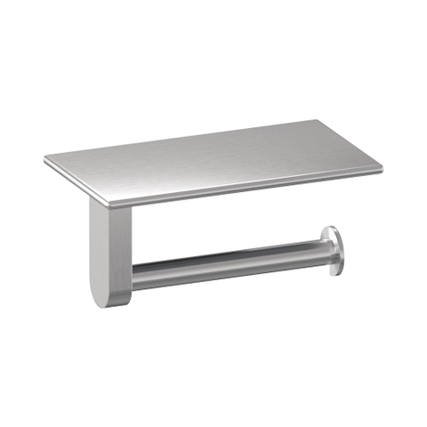Brauer toiletrolhouder - 18cm - RVS geborsteld - beetje krom -OUTLETSTORE STORE44096
