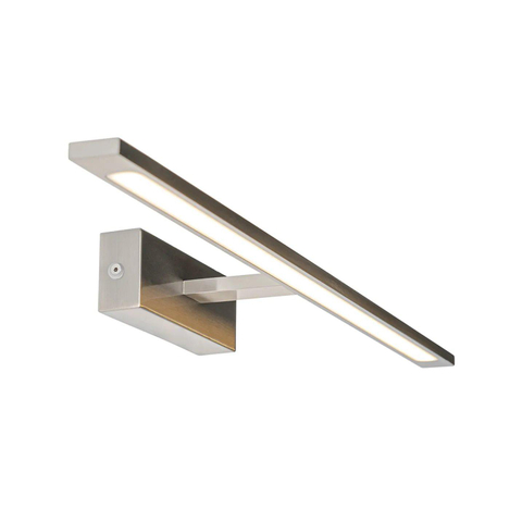 QAZQA Jerre applique murale - 62x13,5x5,5cm - LED incluse - IP44 - acier SW1187246