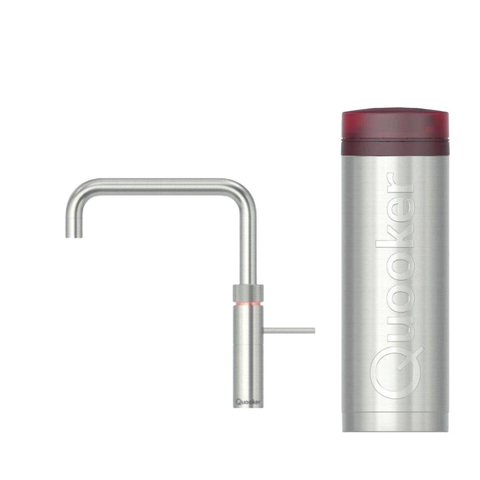 Quooker BE Fusion Square kokendwaterkraan - draaibare uitloop - PRO3 reservoir - Warm / kokend water - RVS SW795626