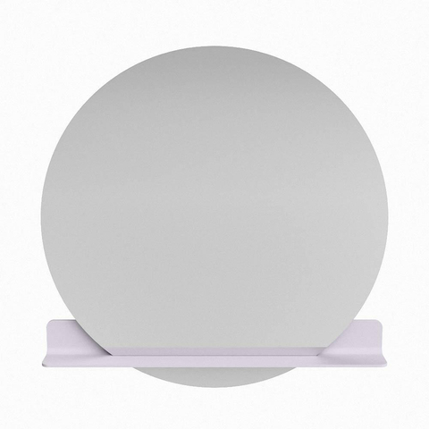 Mondiaz SPOT miroir – Ø 110 cm – avec tablette – Cale (gris clair) SW1235500