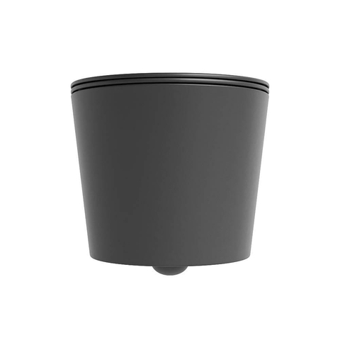 Mondiaz LAVIE WC suspendu – sans bride – 36 x 53 cm – avec abattant softclose – Dark grey (gris) SW1208599