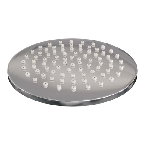 BRAUER Chrome Carving douche thermostatique encastrée - 3 voies - rond - ensemble 87 - douche principale de 20 cm - bras mural courbé - douchette à main - flexible de douche - barre de douche intégrée - chrome SW1159044