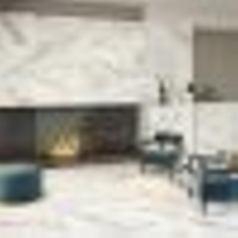Terravito Bezino carreau mural et de sol - 60x60cm - 10mm - Rectangle - rectifié - Aspect marbre - Blanc Mat SW720415