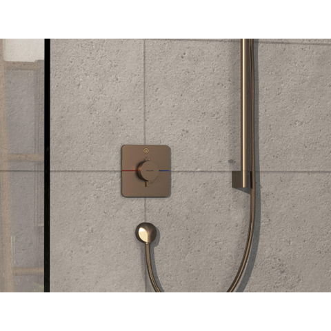 Hansgrohe Showerselect comfort q Thermostaat - inbouw - 1 functie - geborsteld brons SW918058