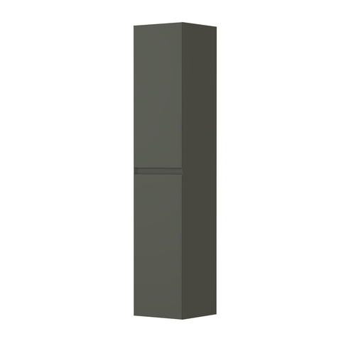 INK Armoire colonne gauche/droite 2 portes sans poignée laquée 45gr 35x35x170cm Vert béton mat SW416545