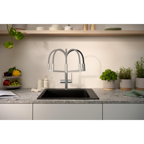 Hansgrohe Talis select keukenkraan powderspray 3jet bl.chr SW1172941