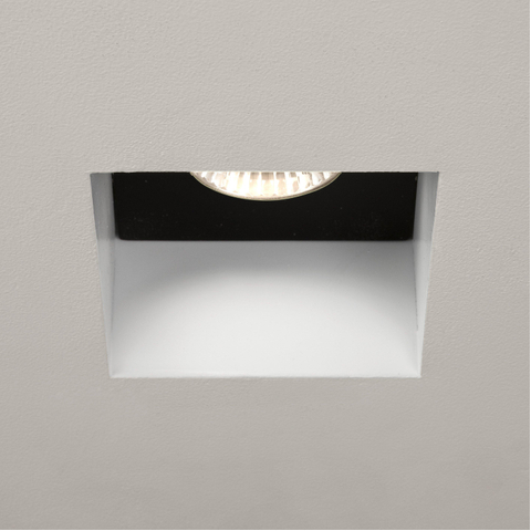 Astro Trimless Square Fixed 230V Inbouwspots 9x9x12.25cm IP65 fitting GU10 wit SW75740