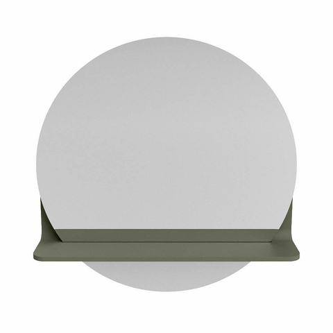Mondiaz SPOT miroir – Ø 50 cm – avec tablette – Army (vert) SW1235484