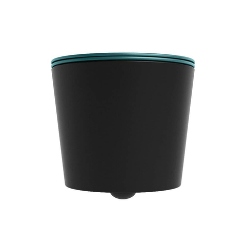 Mondiaz LAVIE hangtoilet – spoelrandloos – 36 x 53 cm – met softclose zitting – Urban (zwart), zitting Smag (groen) SW1208722