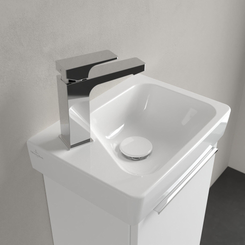 Villeroy & Boch Architectura Fontein - 26.5x36cm - 1 kraangat links - zonder overloop - White Alpine (wit) SW1162247