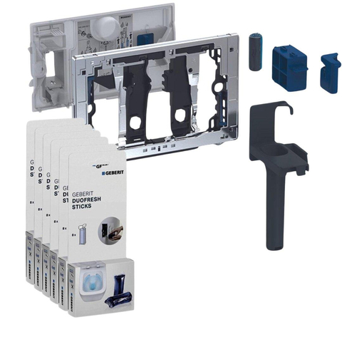 Geberit Sigma support de bloc WC pour Geberit UP320 et sticks DuoFresh 56 pièces SW1153087