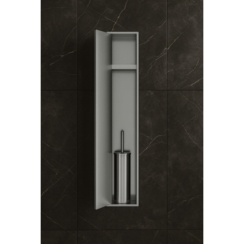Hotbath &MORE Inbouw nis & borstelgarnituur - 16x60x12.6 cm - RVS 316 SW1245664
