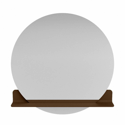 Mondiaz SPOT miroir – Ø 90 cm – avec tablette – Rust (brun) SW1235604