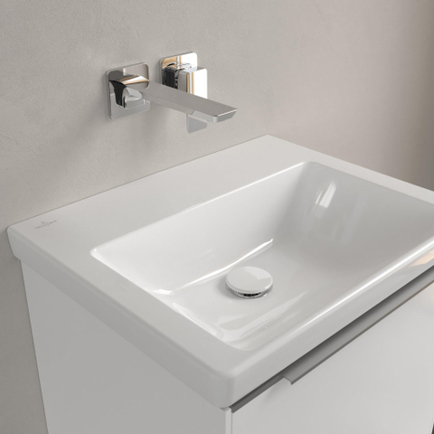 Villeroy & Boch Subway 3.0 Lavabo - 550 x 440 x 165 mm - Blanc Alpin CeramicPlus - sans trop-plein SW701528