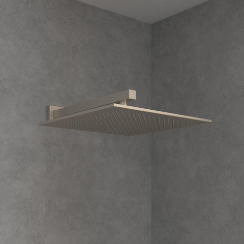 Villeroy & Boch Universal Showers regendouche - 35x35cm hoekig - Brushed Nickel (rvs) SW974386