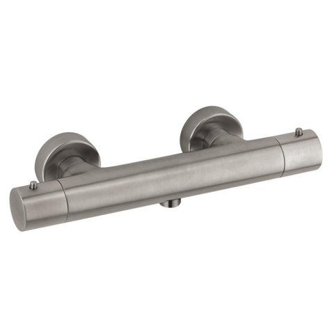 Plieger Napoli robinet de douche thermostatique avec raccords cool body inox CPL87155NK SW358822