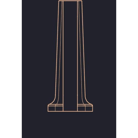 Duravit Serie 1930 Zuil - 270x675x260mm - wit 0295602