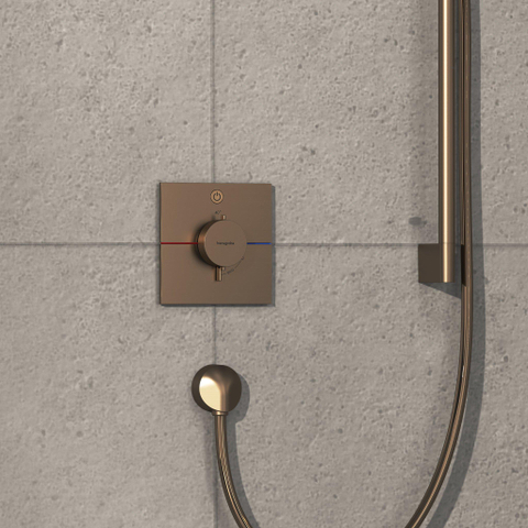 Hansgrohe ShowerSelect Comfort E Thermostaat - inbouw - 1 functie - geborsteld brons SW918033