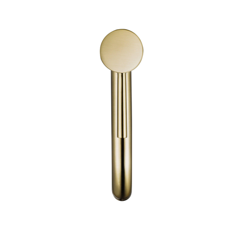 Fortifura Calvi Wastafelkraan - 33.9cm - verhoogd - opbouw - PVD - geborsteld messing (goud) SW720549