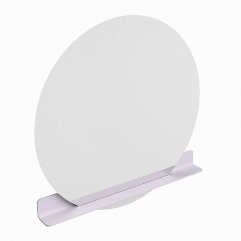Mondiaz SPOT spiegel – Ø120 cm – met planchet – Cale (lichtgrijs) SW1235501
